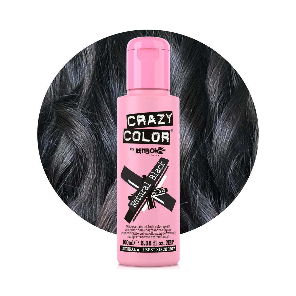 Crazy Color Cyclamen Pink Hair Dye 100ml