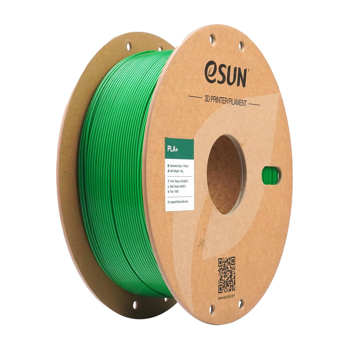 eSUN PLA+ 3D Printing Filament 1KG(2.2lbs), Enhanced Toughness, Cold White