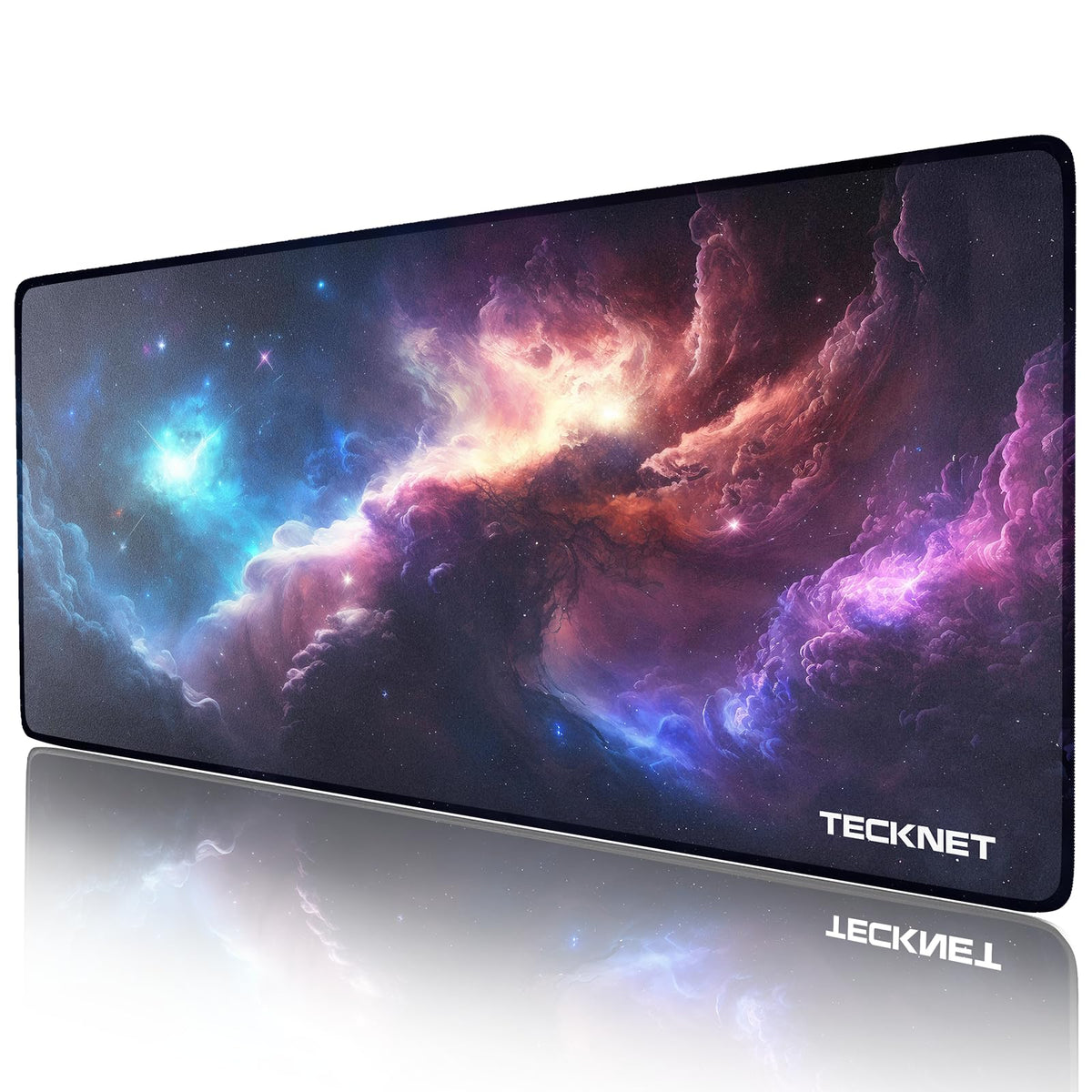 TECKNET Gaming Mouse Mat, 900x400x3mm Large Mouse Pad - Black