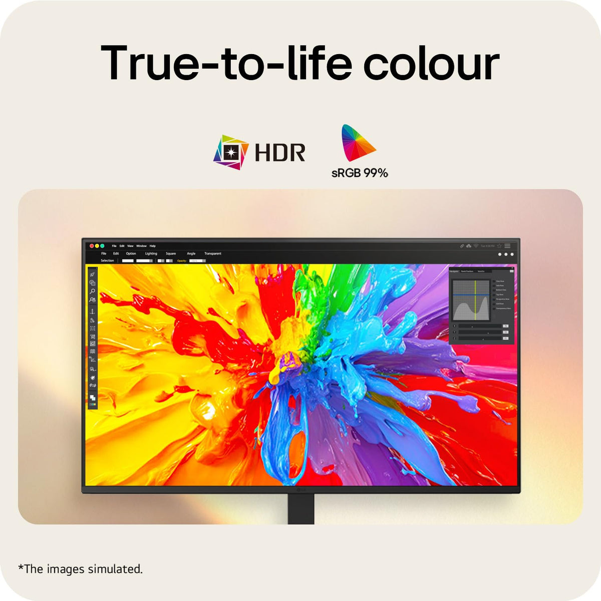 LG Monitor 24U411B-B 24 inch FHD 144Hz IPS Desktop Display, Black
