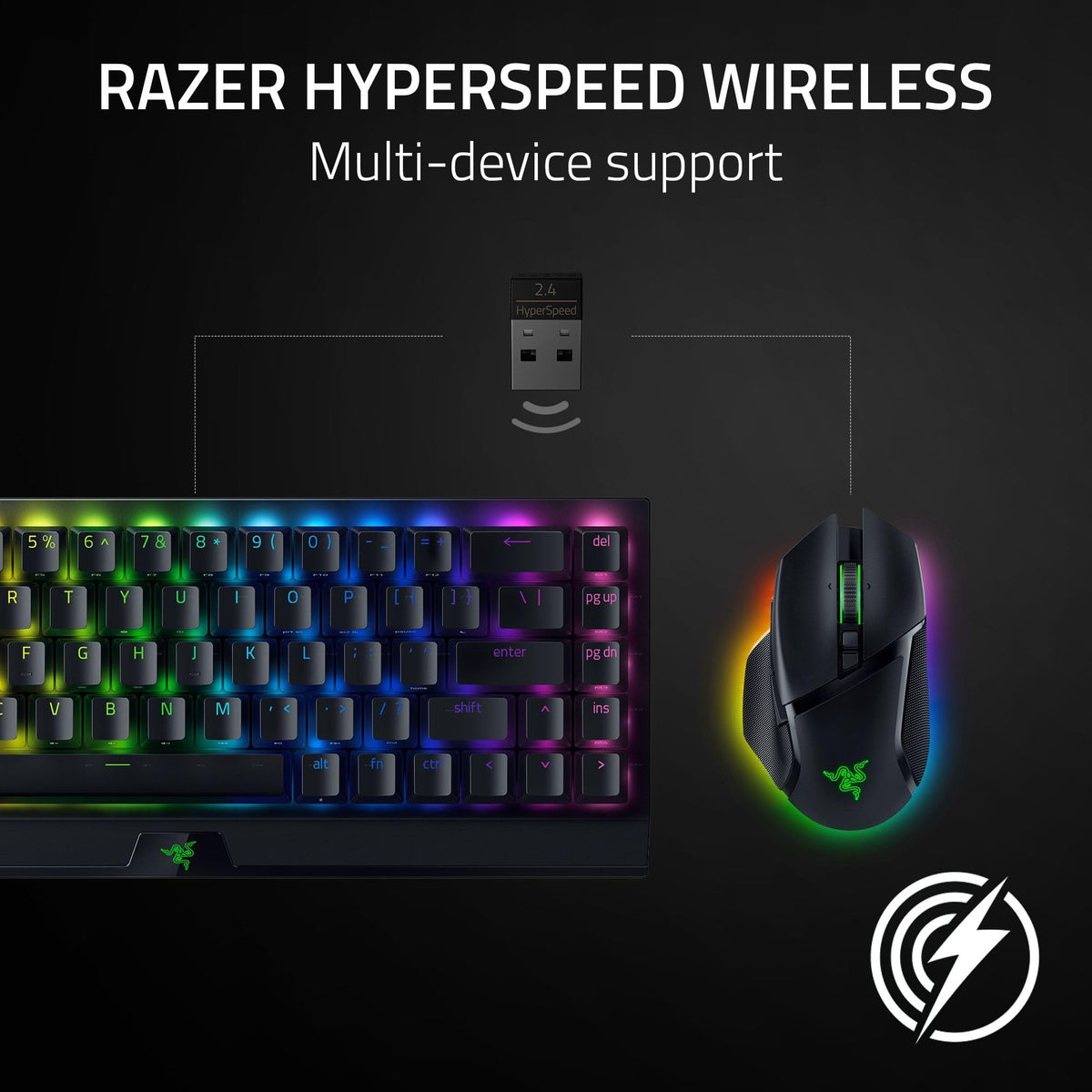 Razer Basilisk V3 - Wired Customisable Gaming Mouse (10+1 Programmable Buttons, HyperScroll Tilt Wheel, 11 Chroma RGB Lighting Zones, Optical Mouse Switches, Focus+ 26K DPI Optical Sensor) Black