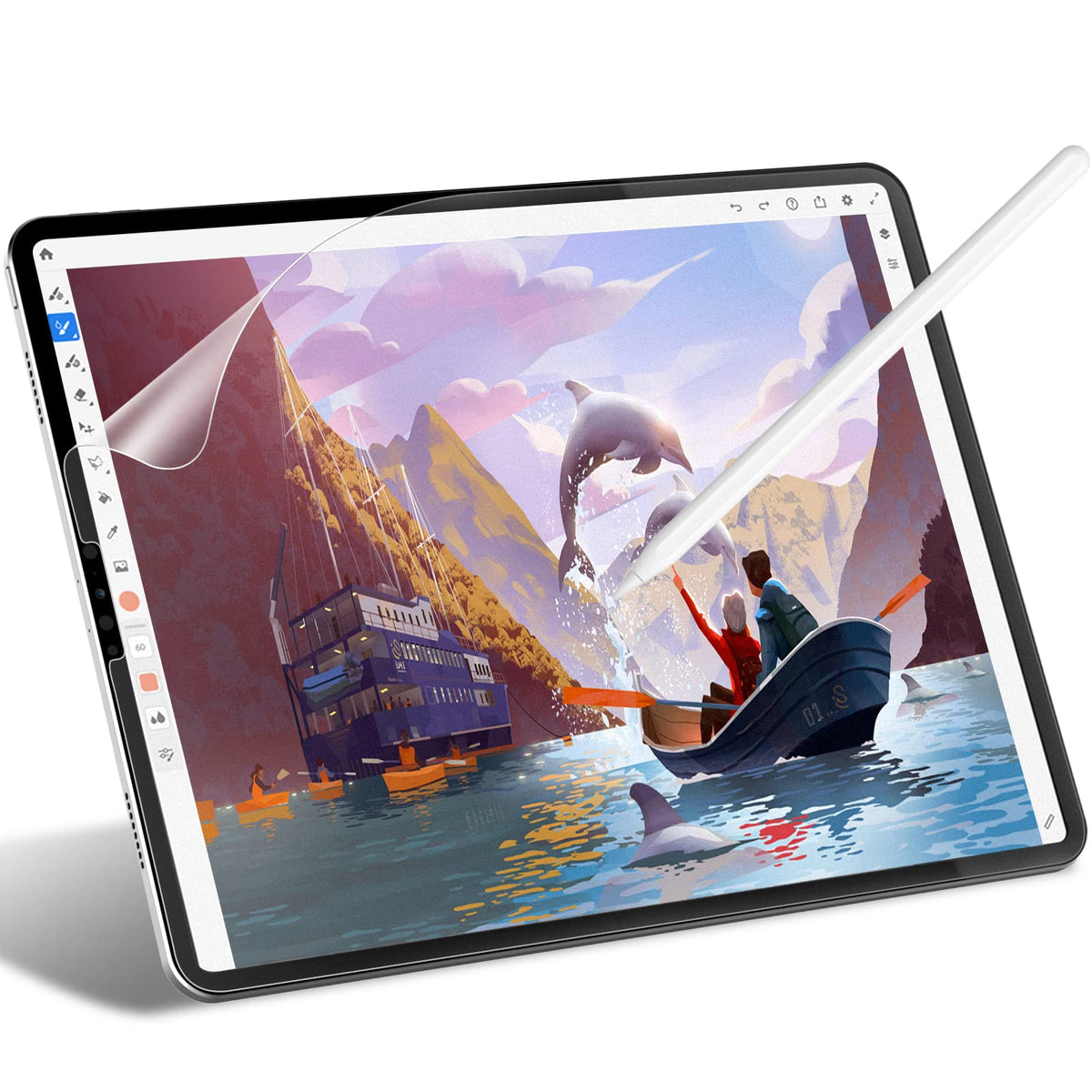 JETech Paper Matte Screen Protector for iPad (A16) 11th/10th Gen, 1-Pack