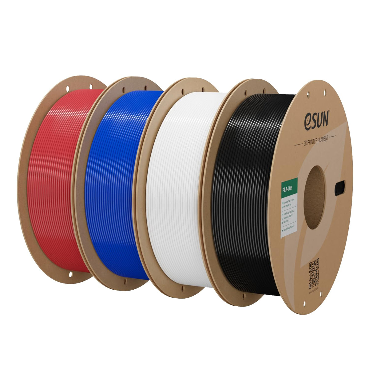 eSUN PLA Filament 1.75mm 1KG(2.2LBS), 3D Printer Filament PLA, Black