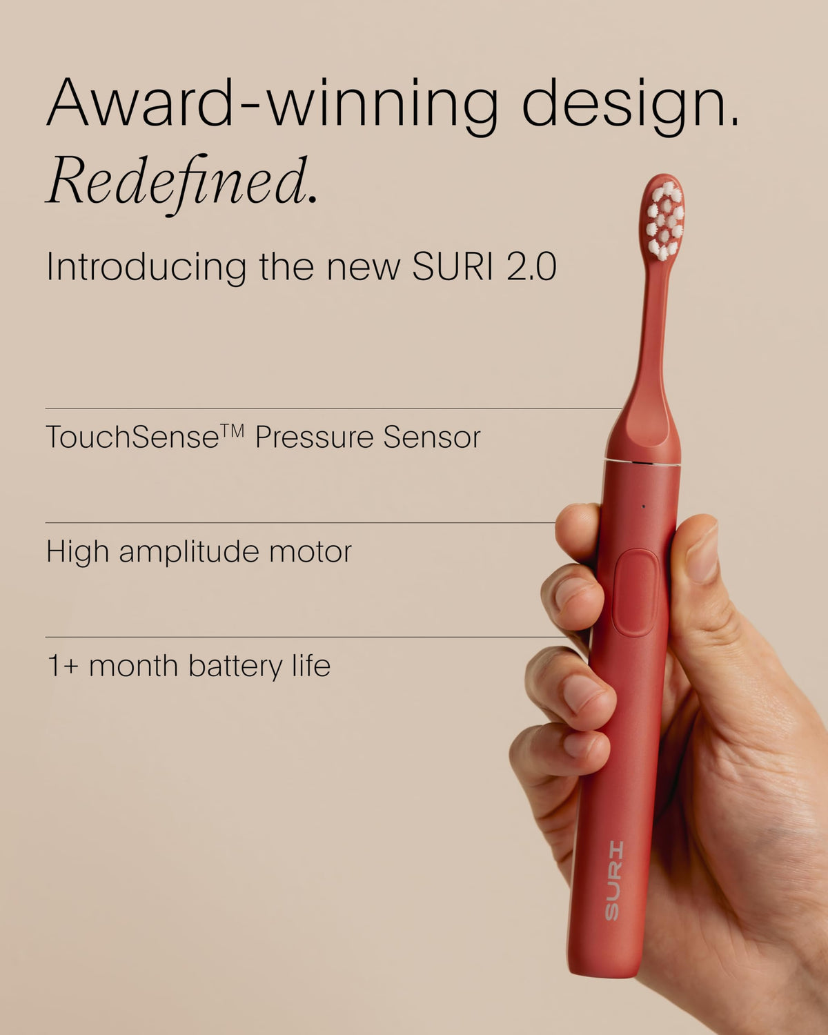 SURI Recyclable Electric Toothbrush Heads | Core & Pro Compatible | Long Lasting Replacement Heads | Pack of 3 | Winter Fern