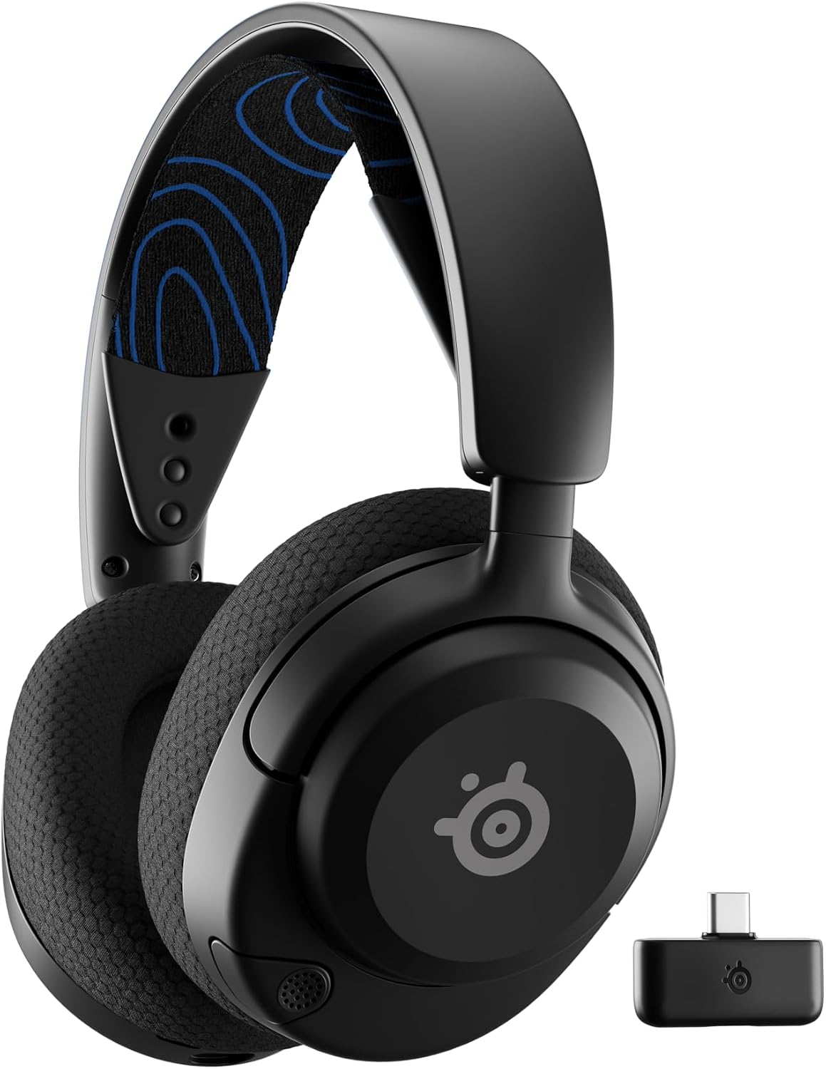 SteelSeries Arctis Nova 5P Wireless - PS5 Gaming Headset - 100+ Audio Presets via App - Neodymium Magnetic Drivers - 60H Battery - 2.4GHz/BT - ClearCast Gen2.X Mic - Supports PS4, PC, Mobile