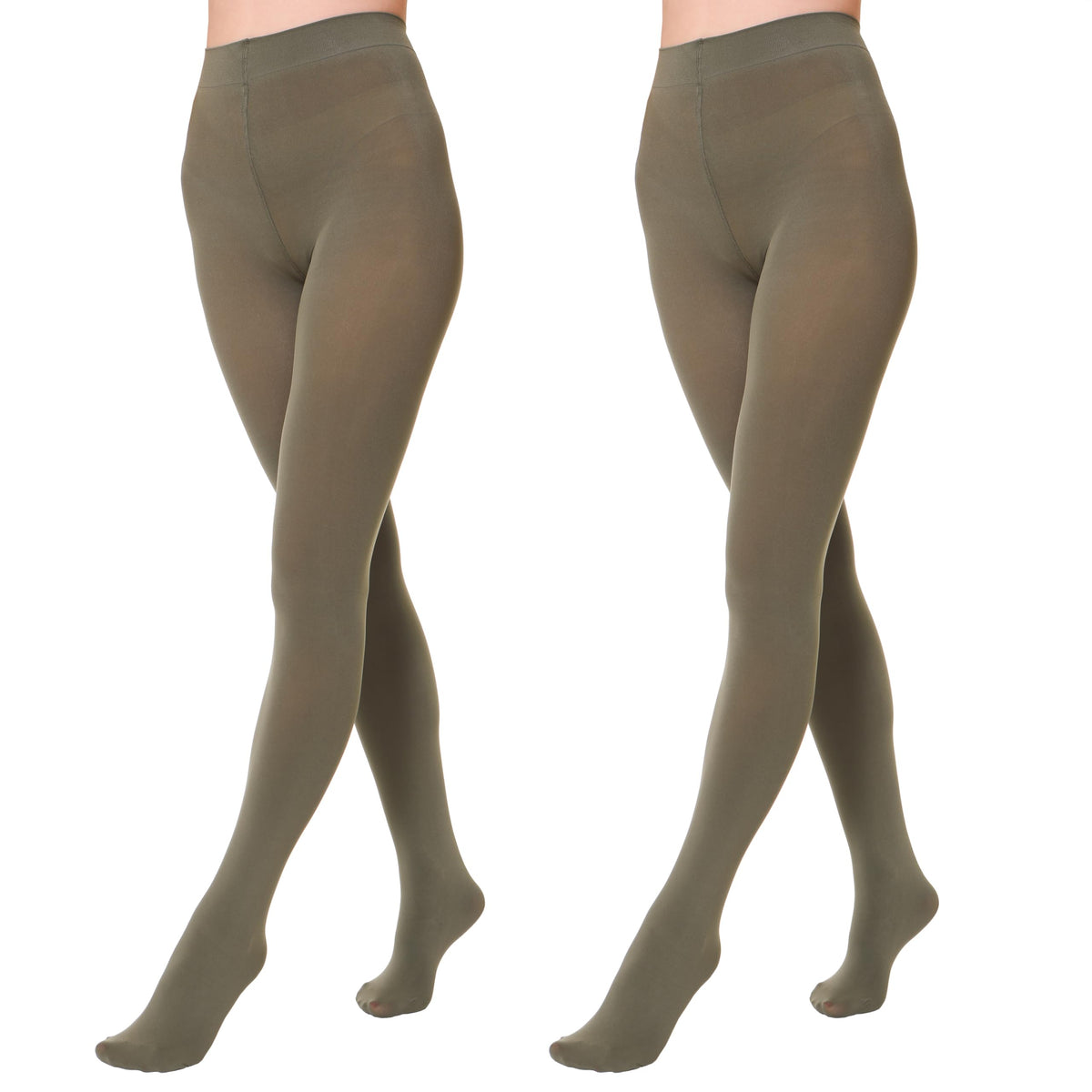 EVERSWE 2 Pairs Pack Women's Opaque Tights