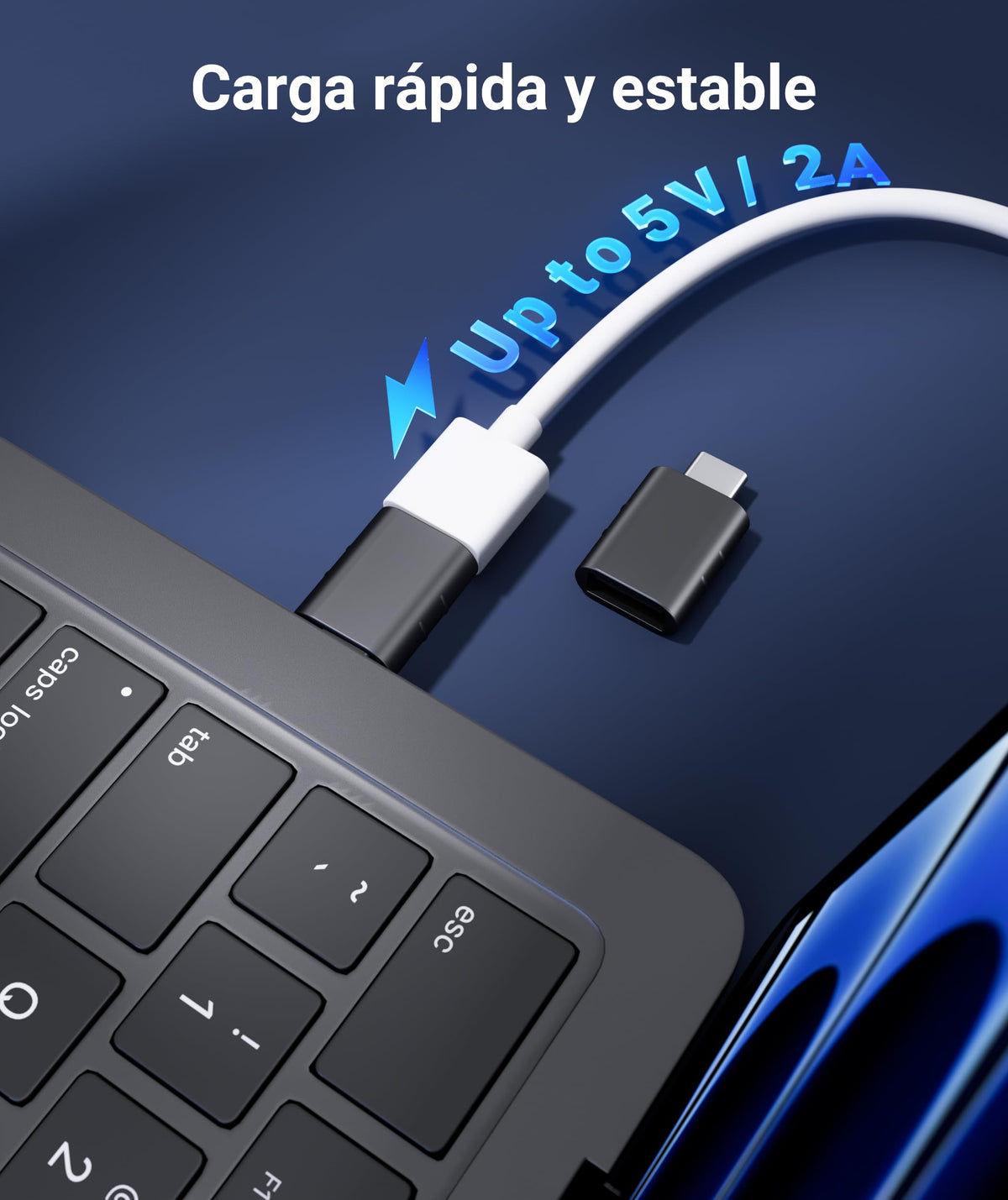 Syntech USB C to USB Adapter 2-Pack, Type C Male to USB 3.0 Female Adapter