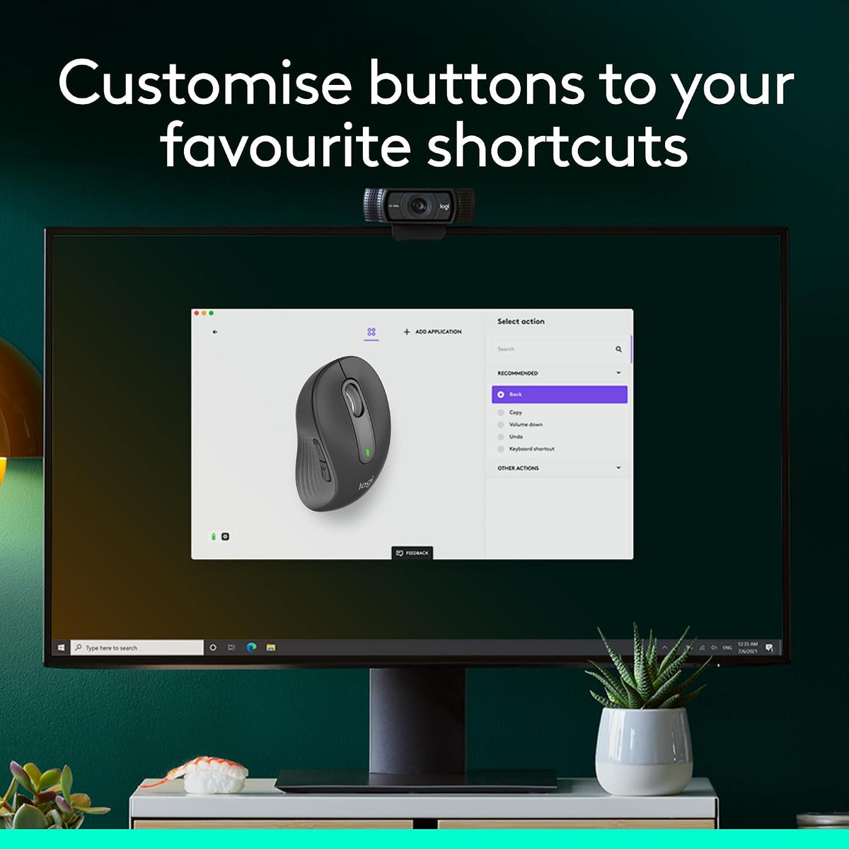 Logitech Signature M650 L Full Size Wireless Mouse - For Large Sized Hands
