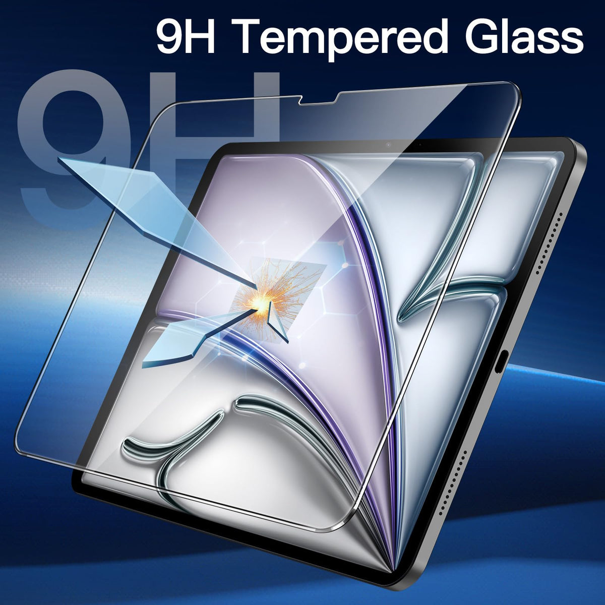 JETech Screen Protector for iPad (A16) 11th/10th Gen, 2-Pack