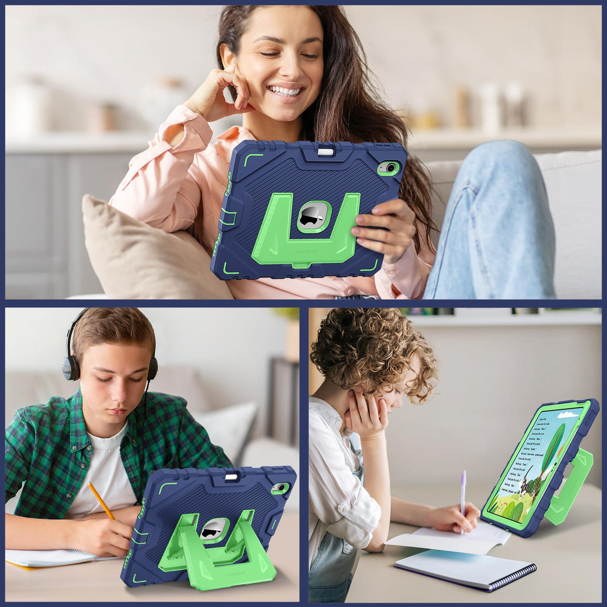 FINTIE Kid-Friendly Case for iPad (A16) 11th Gen 11 Inch, iPad 10th Gen