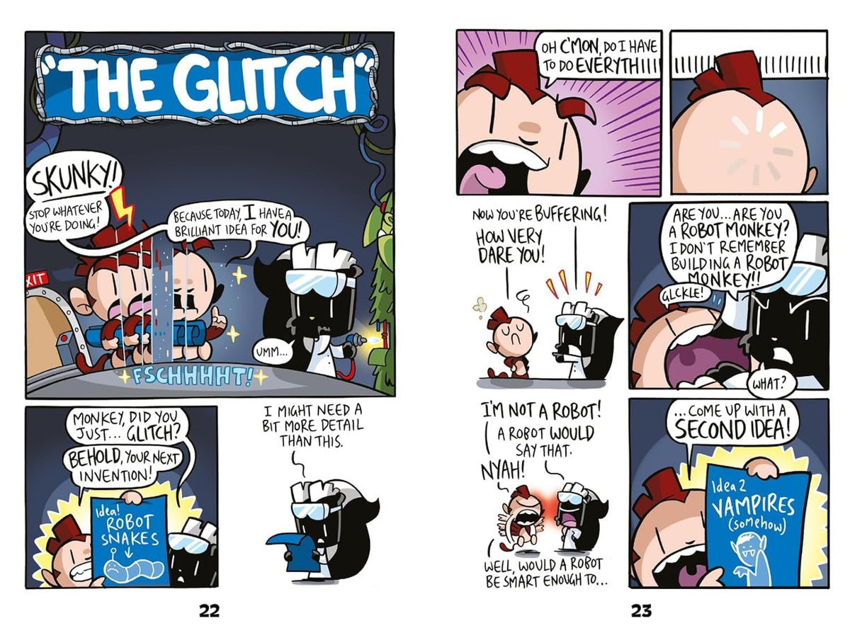 Bunny vs Monkey: The Great Big Glitch (a Phoenix Comic Book, from the multi-million-selling creative genius Jamie Smart): The Great Big Glitch (a ... from Jamie Smart, Illustrator of the Year