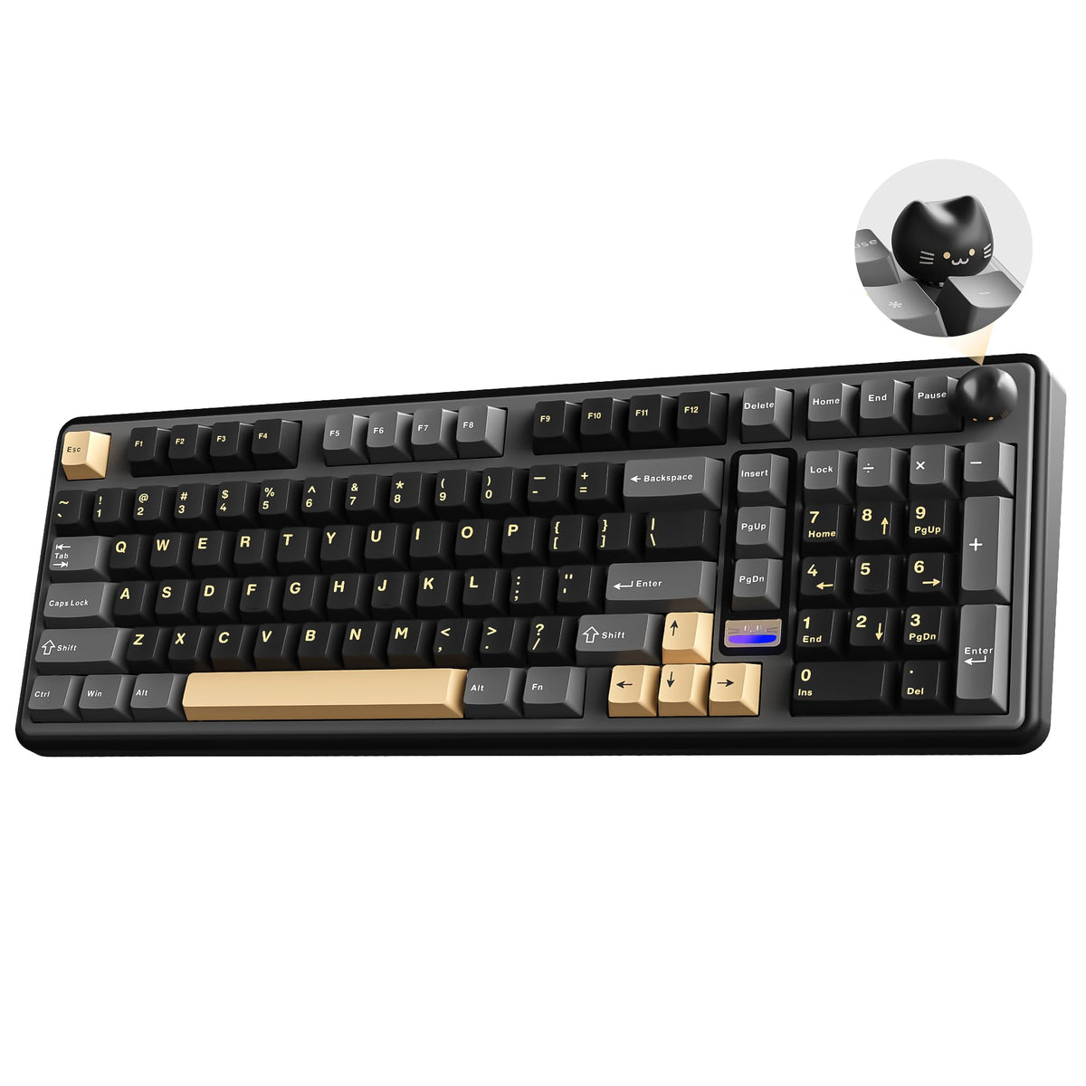 YUNZII B98 PRO 96% Wireless Mechanical Keyboard (Matcha Green, Candy Switch)