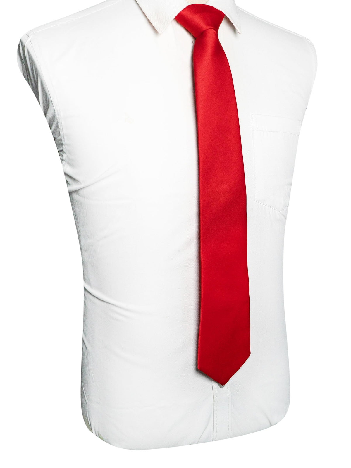 RBOCOTT Solid Color Tie Mens Necktie for Business and Wedding Party