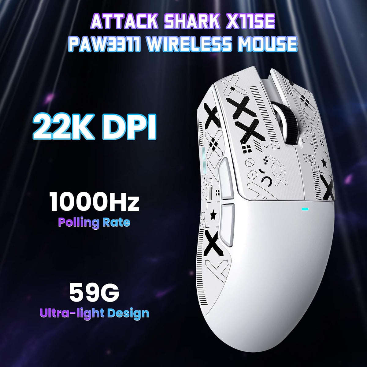 ATTACK SHARK X11 SE Wireless Gaming Mouse for PC/Xbox/PS/Mac