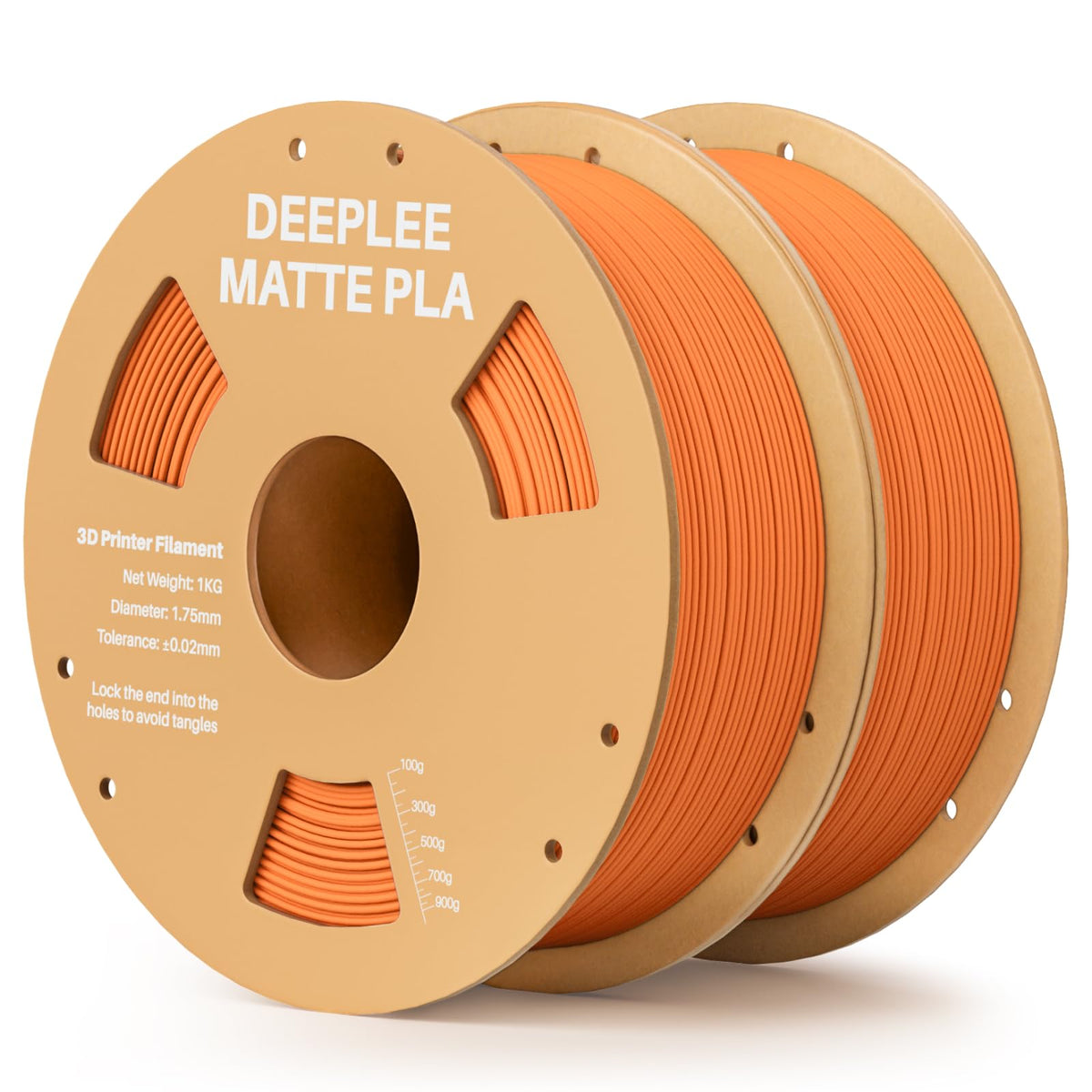 DEEPLEE Matte PLA Filament 1.75mm Matte White 1kg