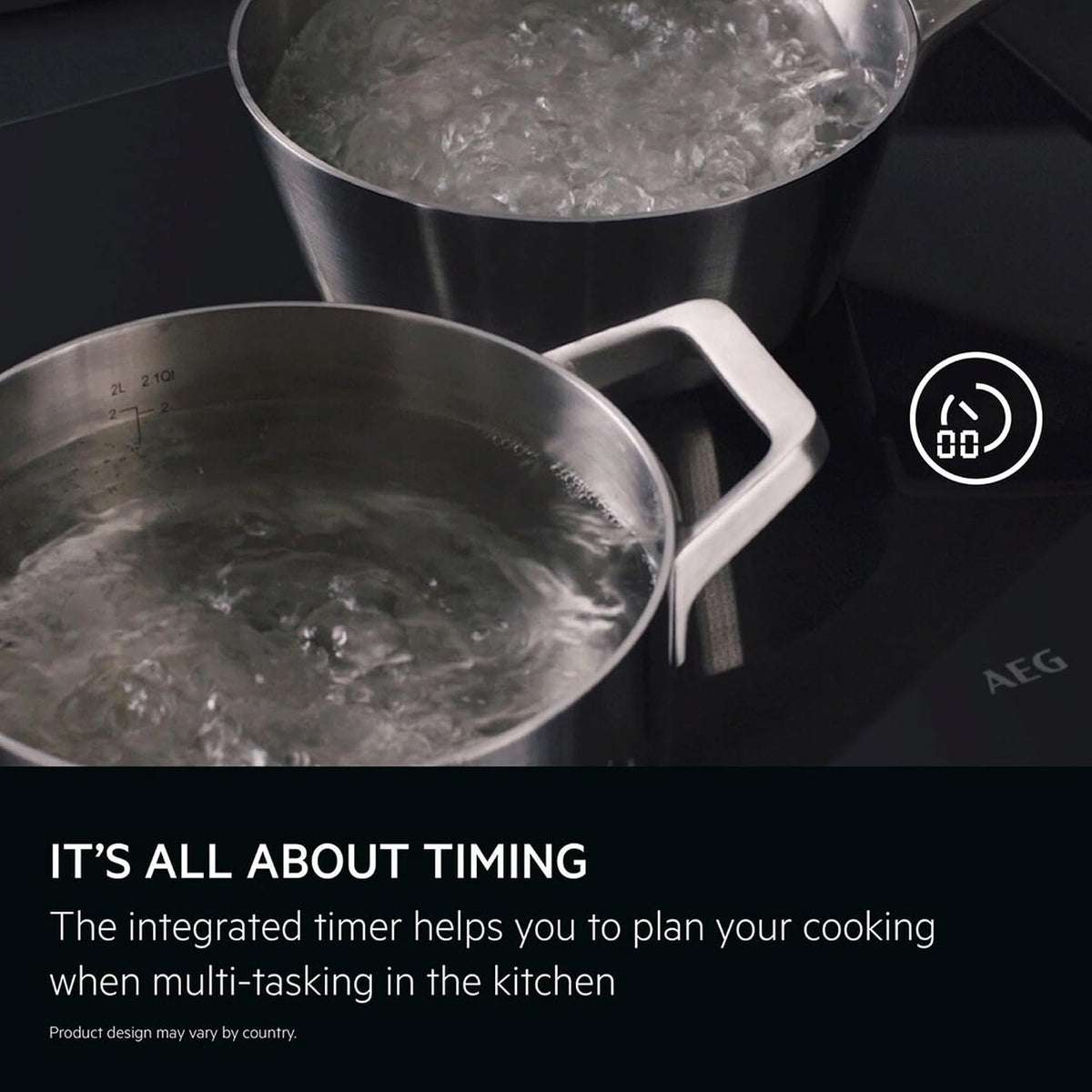 AEG Induction Hob IKB64401FB, 59 cm, 4 Zones