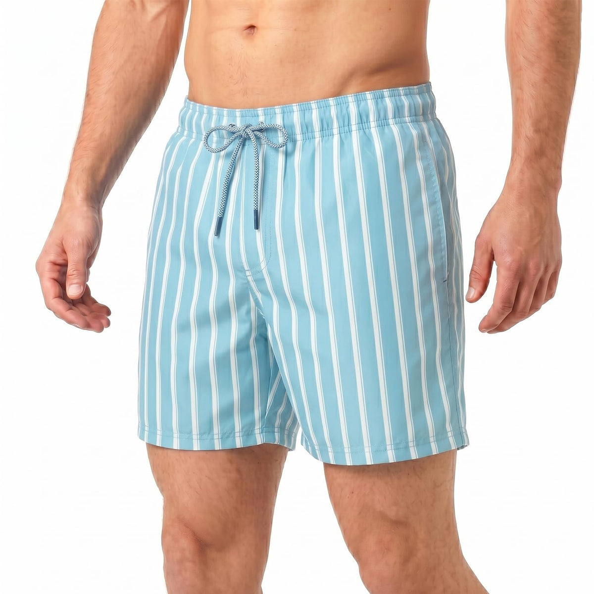 RIPT Men’s Quick Dry Swim Shorts Mesh Lining Drawstring UV 50 Beach Trunks