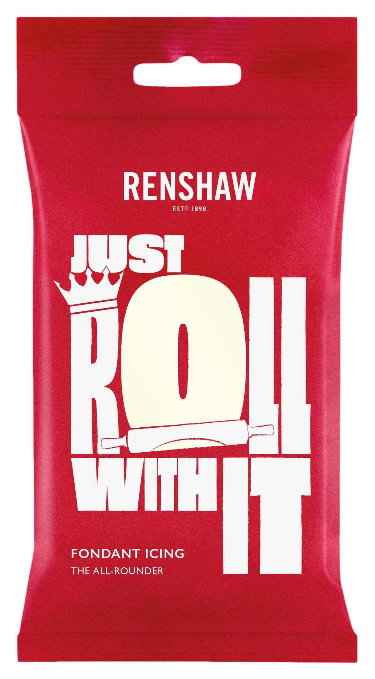 Renshaw White Ready to Roll Fondant Icing, 500 g (Pack of 1)