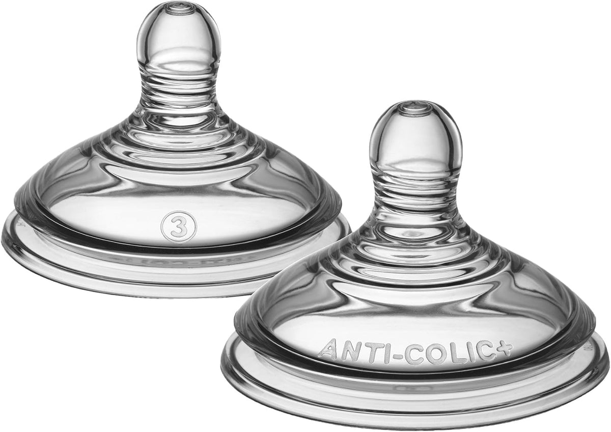 Tommee Tippee Advanced Anti-Colic Baby Bottle Teats Fast Flow 6m+