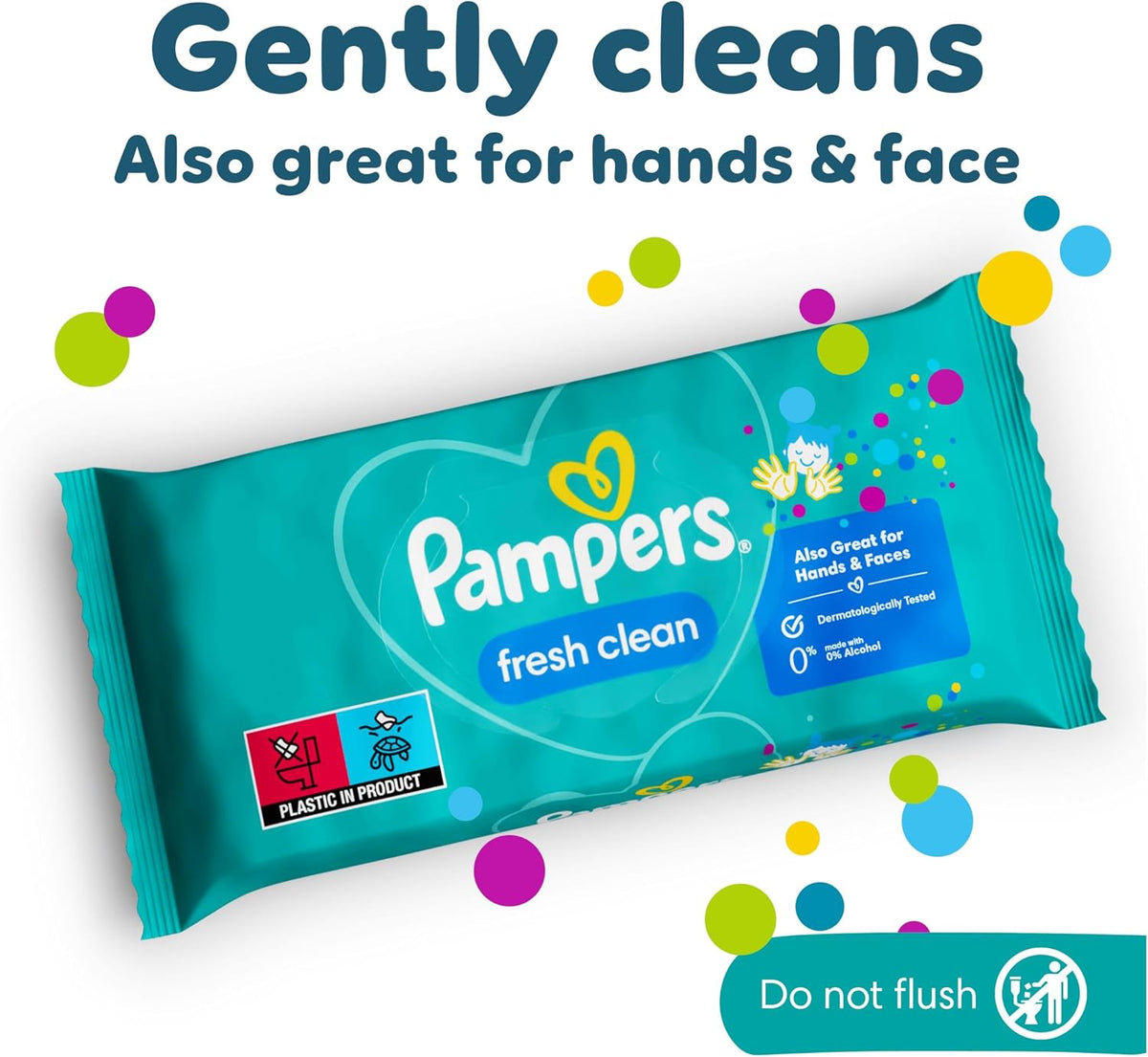 Pampers Fresh Clean Baby Wipes Multipack 1200 Count (15 x 80)