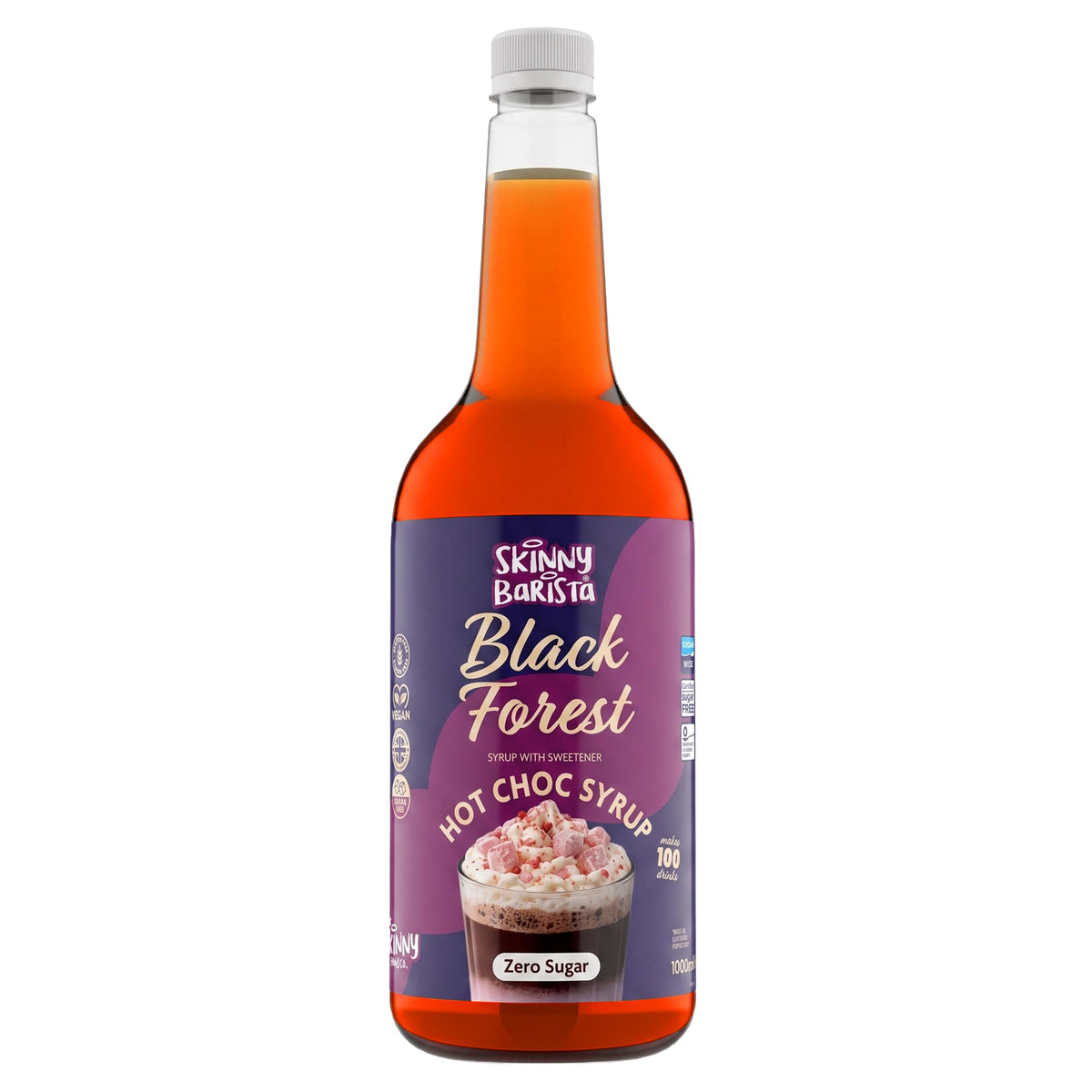 Skinny Food Co Butterscotch Syrup Zero Calorie 1L - Sugar Free Coffee Syrup