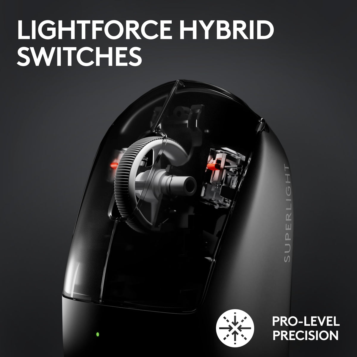 Logitech G PRO X SUPERLIGHT 2 SE Wireless Gaming Mouse, 60 g pro-grade mouse with 5 programmable buttons, 44K DPI sensor, 888+ IPS, 1 kHz report rate, USB-C charging for PC/Mac - Black