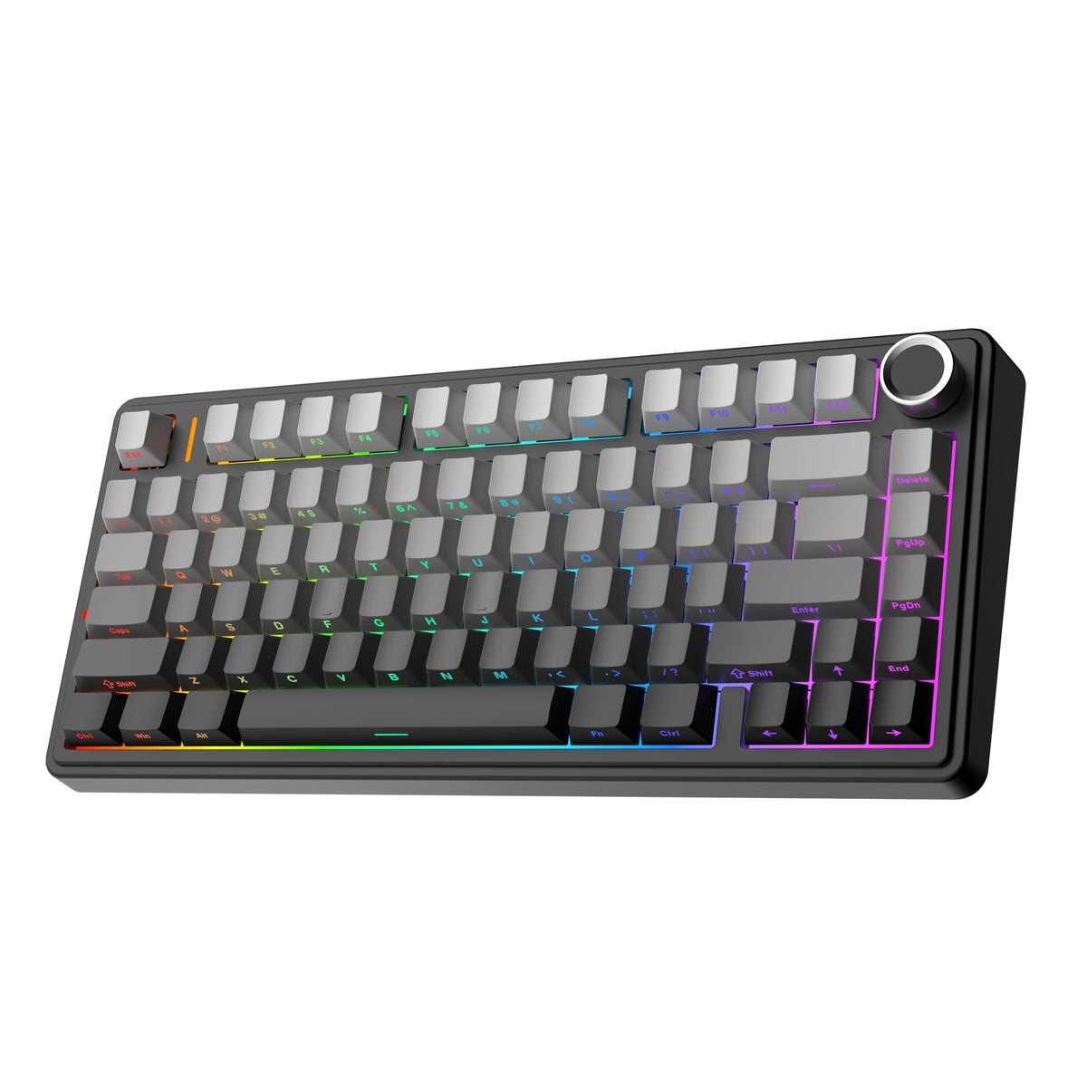 EPOMAKER AULA F75 Wireless Mechanical Gaming Keyboard, 75% Layout with Knob