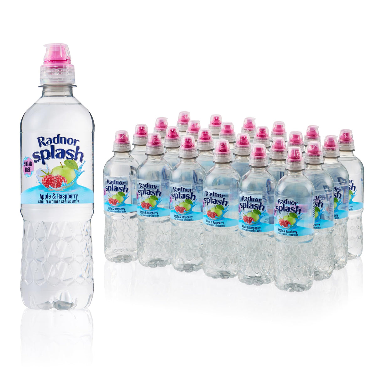Radnor Splash Flavoured Water Sugar Free 500ml - Pack of 24 (Strawberry)