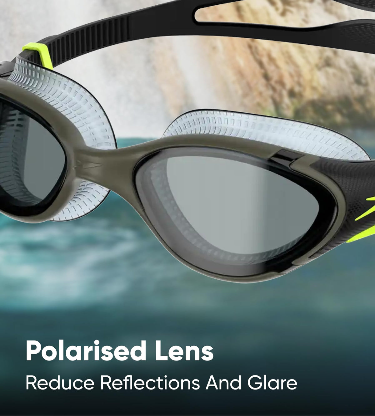Speedo Unisex-Adult Biofuse 2.0 Swimming Goggles | Patented Easy Adjustment | Anti-fog | Anti-leak | Enhanced Fit | Improved Comfort Goggles