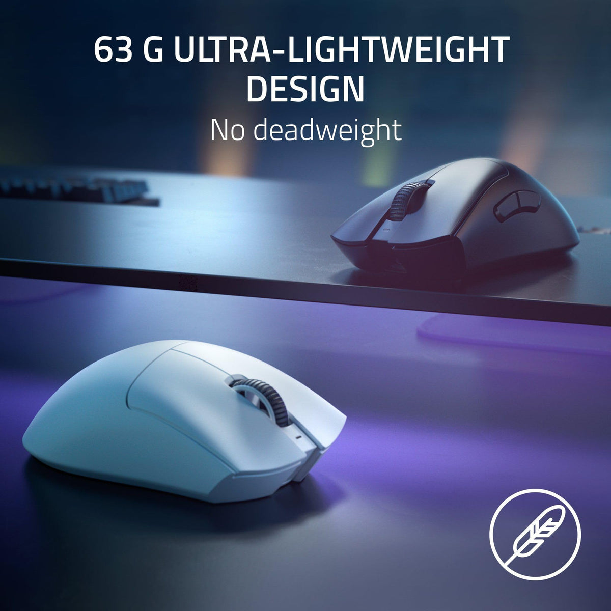 Razer DeathAdder Essential (2021) - Wired Gaming Mouse (Optical Sensor, 6400 DPI, 5 Programmable Buttons, Ergonomic Form Factor) White