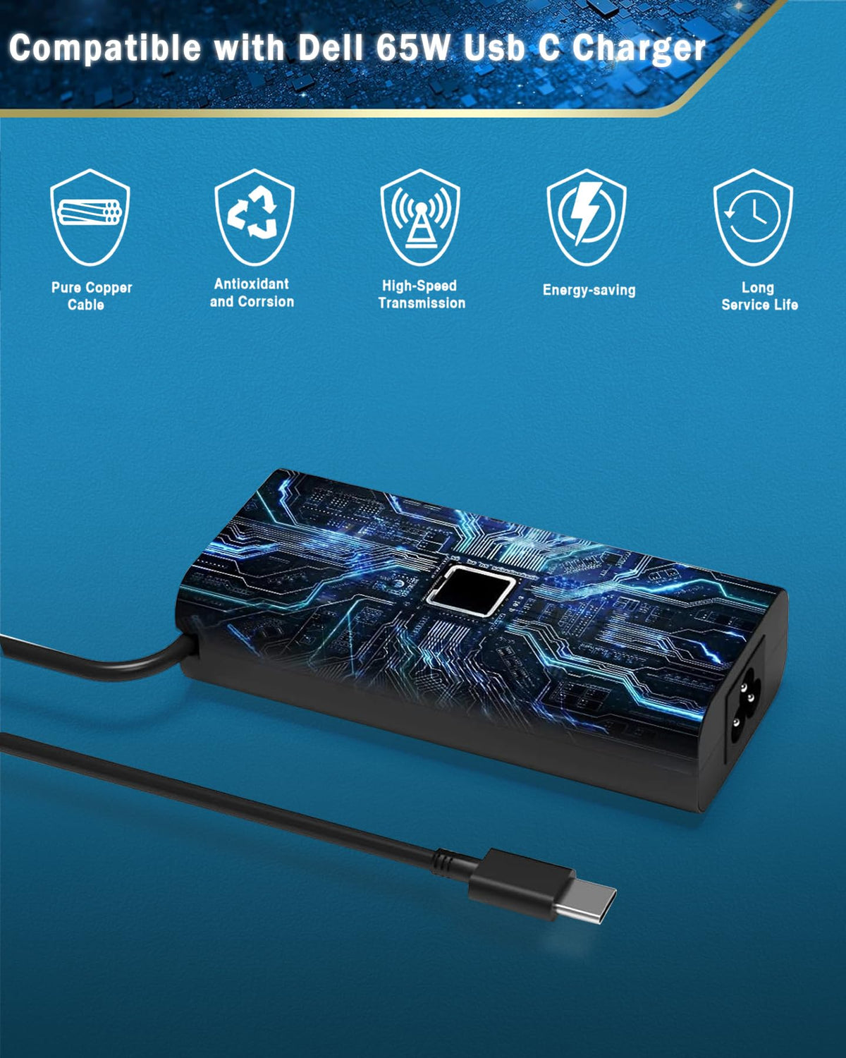 45W 19.5V 2.31A Laptop Charger Compatible with HP Stream 11 13 14 Pavilion 11 13 15(4.5mm x 3mm)