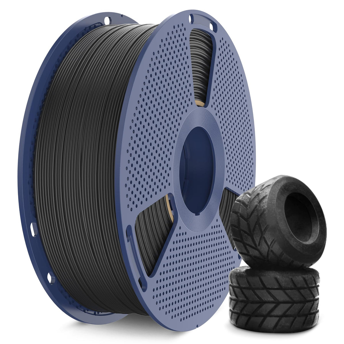 SUNLU TPU Filament TPU 95A 1.75mm Black, Flexible 3D Printer Filament