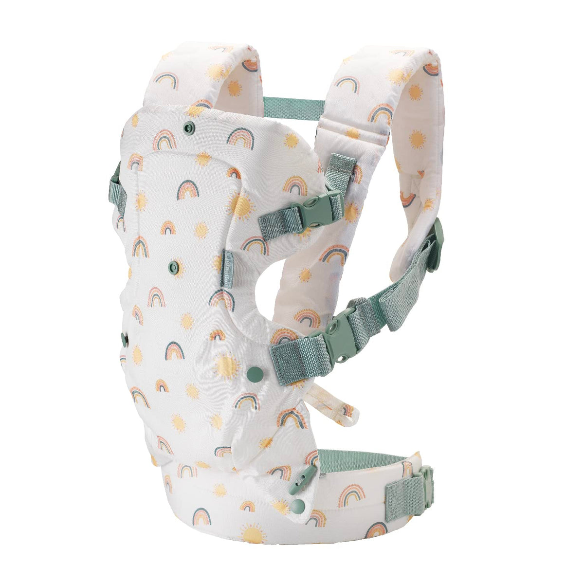 Infantino Flip Advanced 4-in-1 Baby Carrier - Ergonomic, Convertible, Face-in and Face-Out Front and Back Baby Carrier for Newborn to Toddler 3,6-14,5kg, Grey