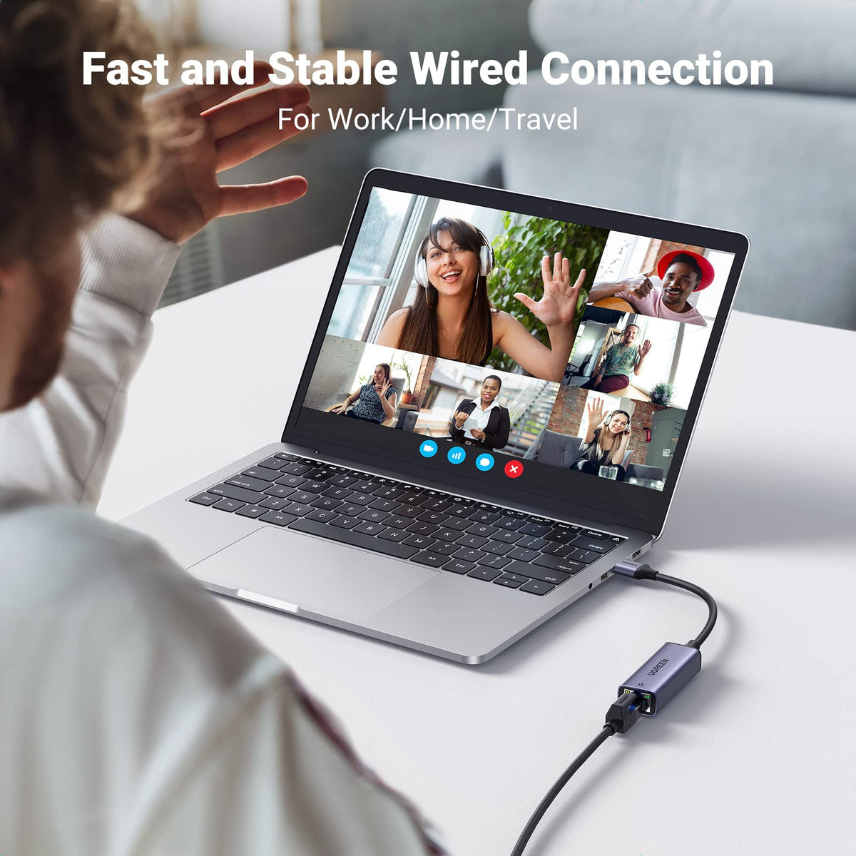 UGREEN USB C to Ethernet Adapter, Gigabit Wired Network Adapter