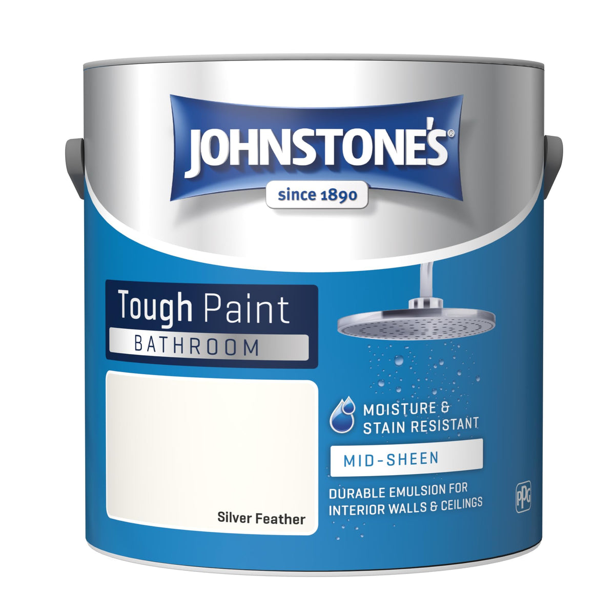 Johnstone's - Bathroom Wall & Ceiling Paint - Seashell - 2.5L
