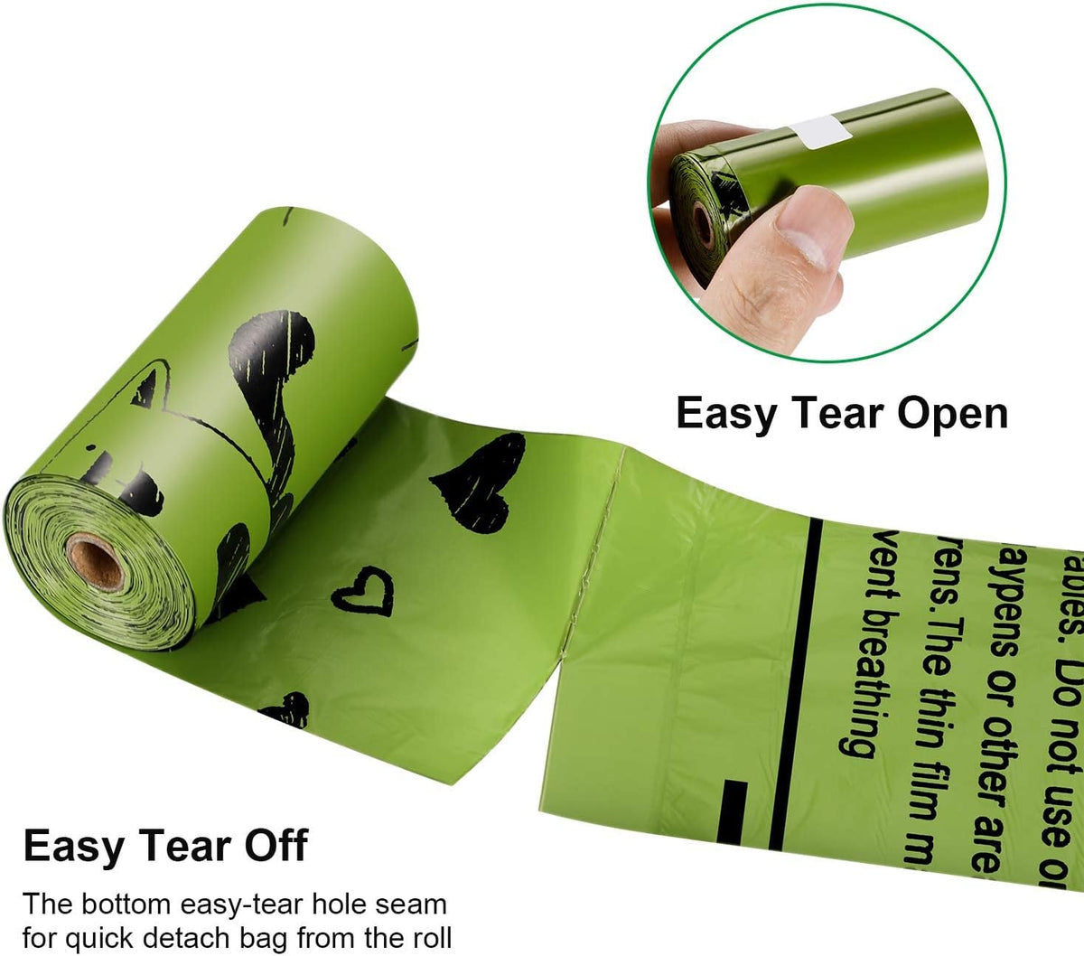 Biodegradable Dog Poo Bags with Dispenser Leak Proof - 280 Count Scented