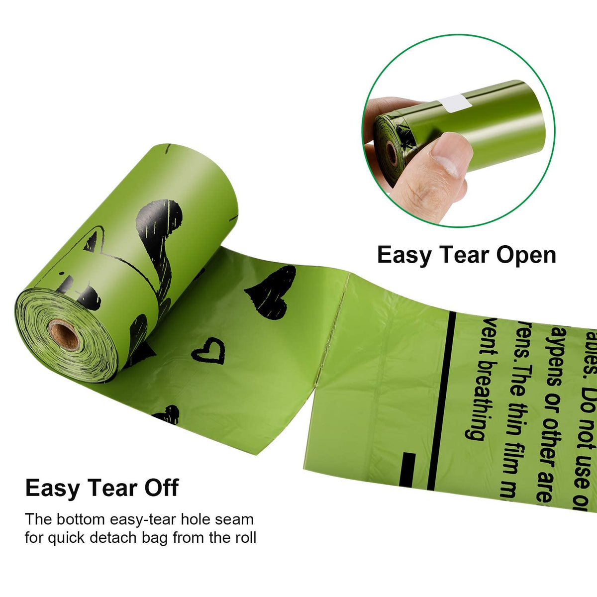 Biodegradable Dog Poo Bags with Dispenser Leak Proof - 280 Count Scented