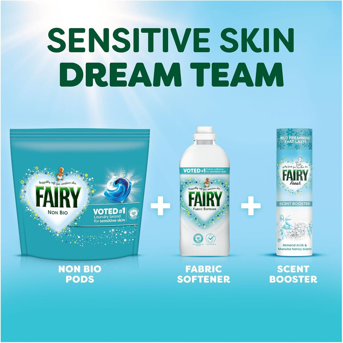 Fairy Non Bio Washing Liquid Pods, 85ct