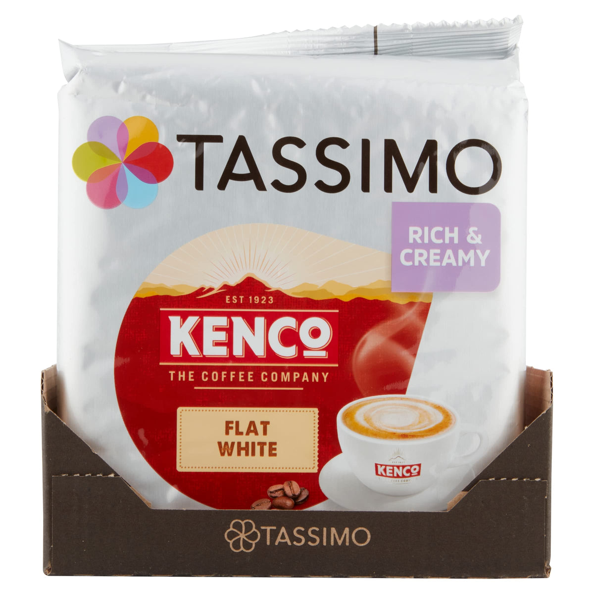 Tassimo Kenco Americano Grande XL Coffee Pods x16 (Pack of 5, Total 80 Drinks)