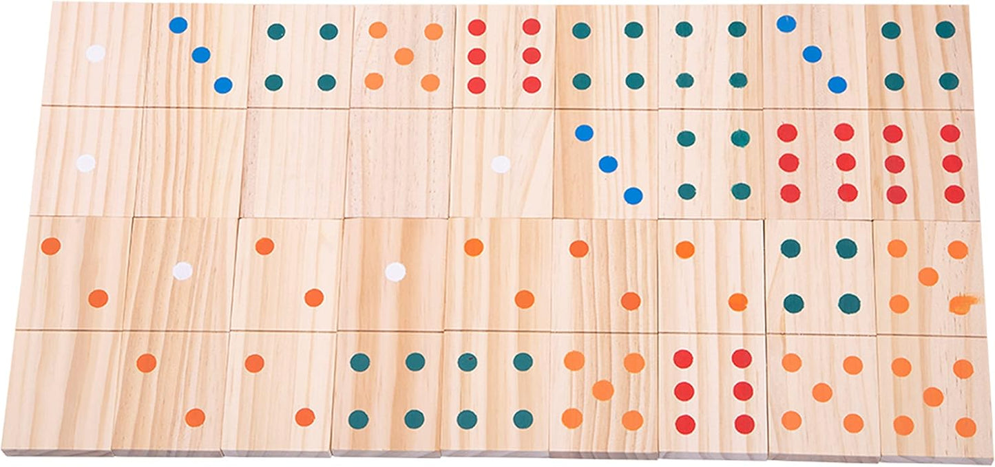 Jaques of London Wooden Giant Dominoes | Garden Games for Kids | Dominoes for Children | Outdoor Games | Since 1795