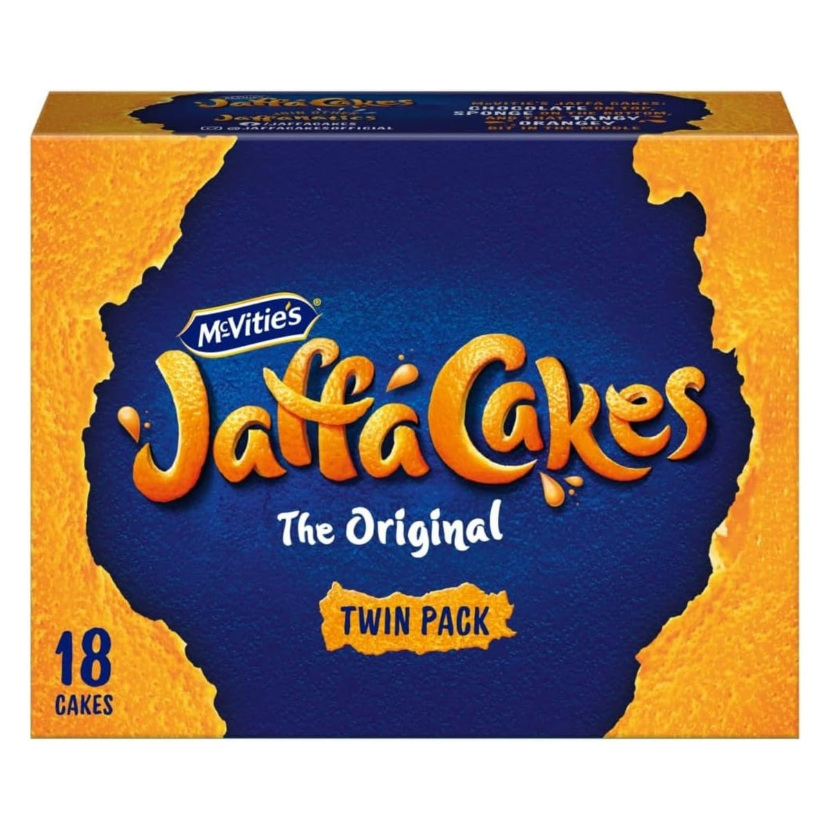 McVitie's Jaffa Cakes Original Biscuits Snack Pack, 6 x 3 Cakes, 198 g