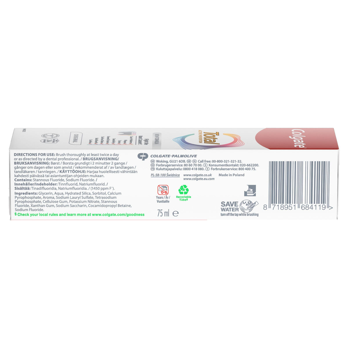 Colgate Total Active Fresh Toothpaste 75ml
