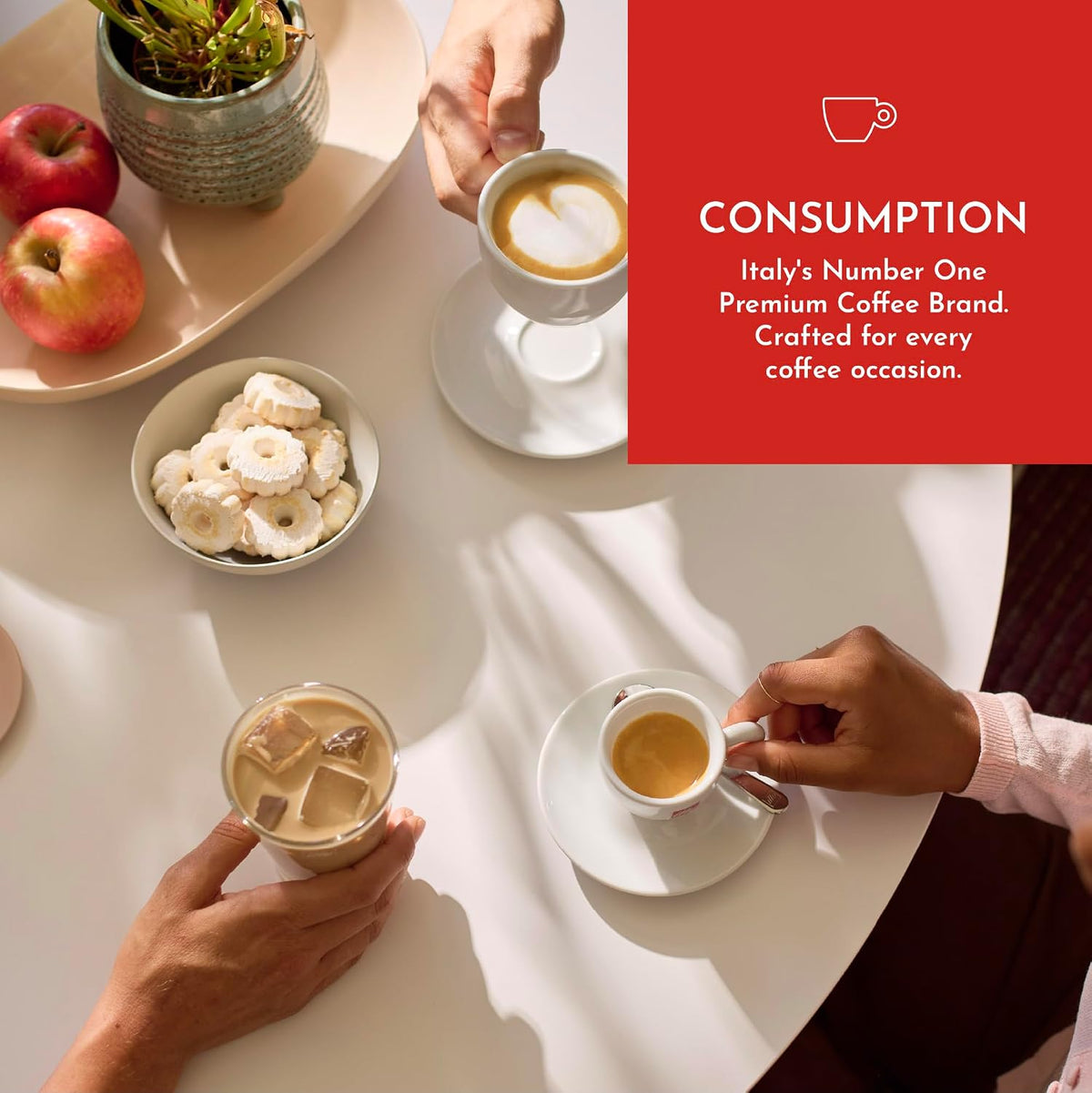 illy Classico Coffee Beans, 100% Arabica Blend, Medium Roast, Intensity 5/9, Smooth & Balanced with Caramel & Floral Notes, Suitable for Bean to Cup & Fresh Grinding, 250g