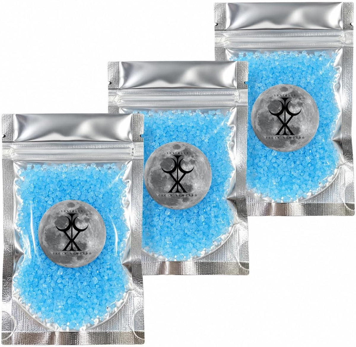 CICIX 3x Luxury Scented Crystals Bundle. 130+ Scent Options. Sizzlers Simmering Granules for Oil Burners. Strong Wax Melt Alternative. Handmade in England. (Daisy's)