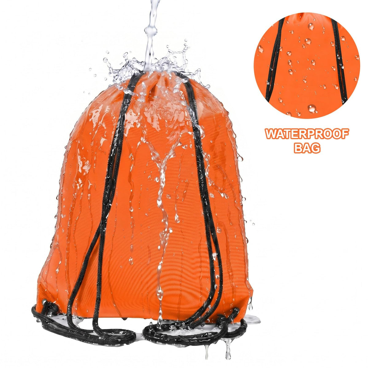 WESTWOOD FOX Drawstring Gym Bag String Bags Gym Sack Backpack PE Bags for Women Men Trainer Swimming Bag Travel Beach School Holidays Suitable for Sports,kids,Boys,Girls (Green)