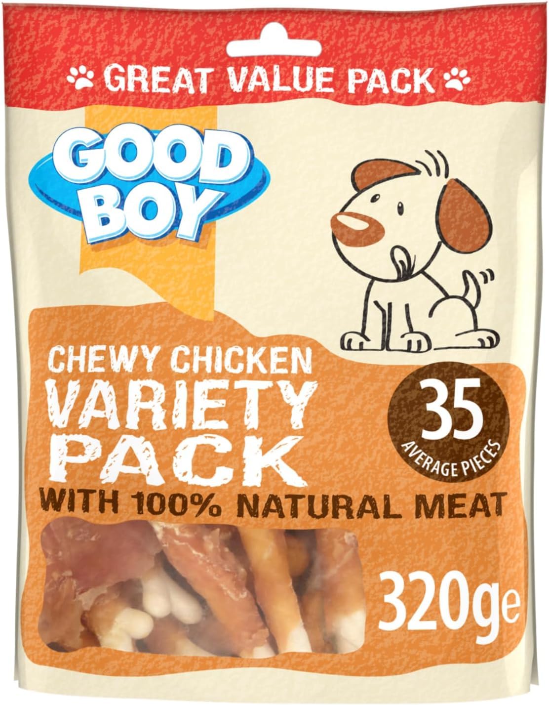 Good Boy Chicken & Hide Twisters Dog Treats 220g