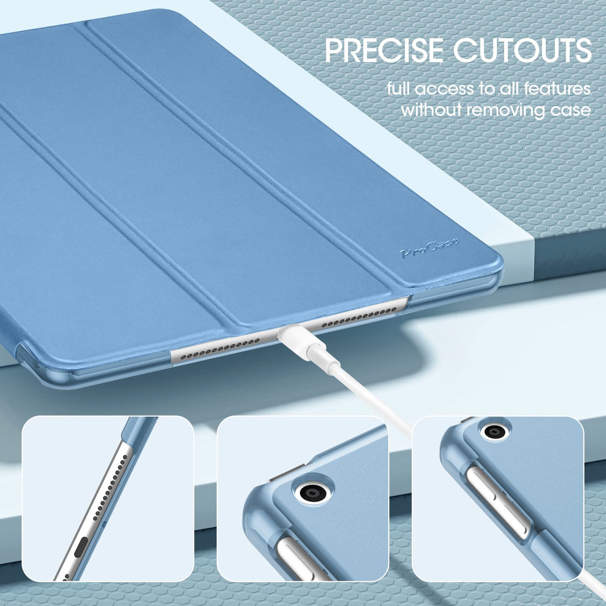 ProCase for iPad 9th/ 8th/ 7th Generation Case 10.2 Inch (Navy)