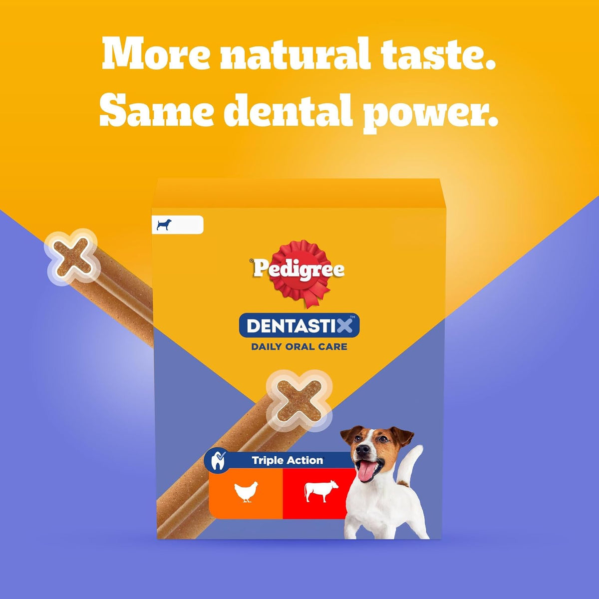 Pedigree DentaStix, Functional Snacks, Daily Dental Chews for Small Dogs (5 -10 kg), Megapack of 16 x 7 (112 Sticks)