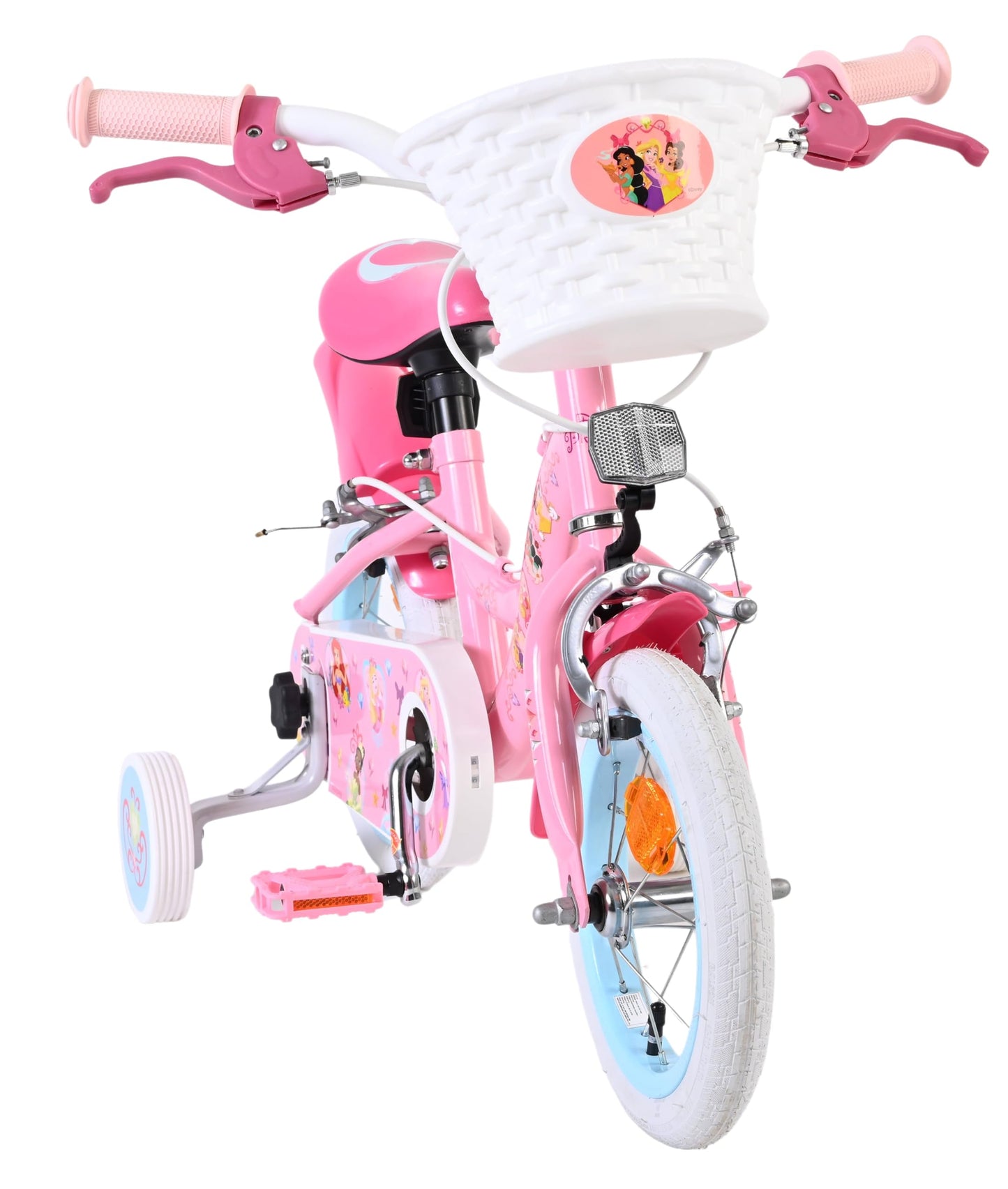 Volare Official Marvel Spider-Man Kids Bike 12" with Stabilisers — Ages 3-4