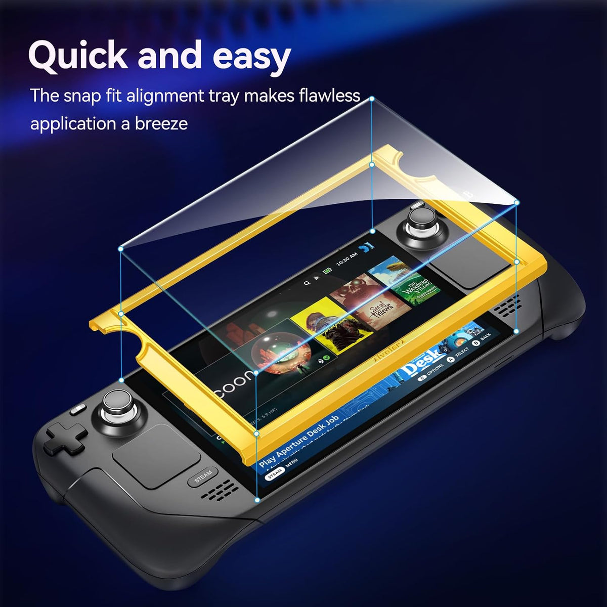 ivoler [4-Pack for Switch 2 Screen Protector with Alignment Frame Tool, 30-second installation- Bubble-Free Application - 9H Hardness -Tempered Glass Protection Film for Nintendo Switch 2 Model 2025